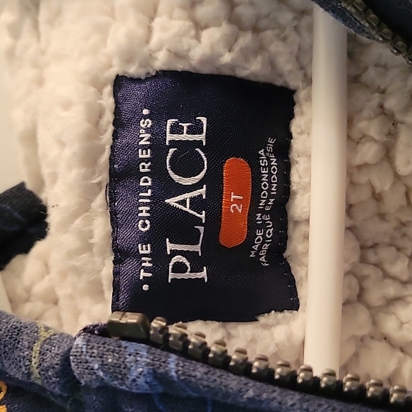 The Children's Place 2T Dinosaur Fleece Zip Up Hoodie - Picture 3 of 6